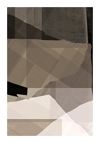 Abstract Geometric Layers Art Print by Cartissi