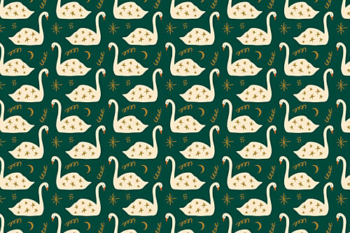 Christmaspatternno09 Art Print