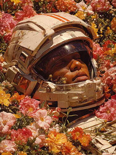 Astronauts Dream Art Print