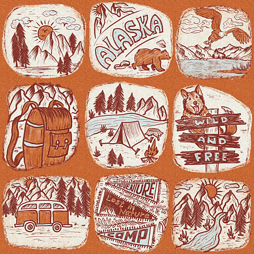 Alaska Wild and Free Art Print