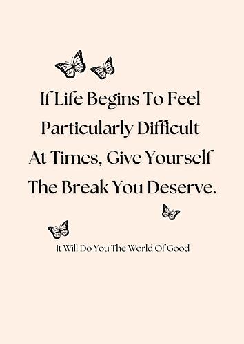 Uplifting Butterfly Quote Art Print