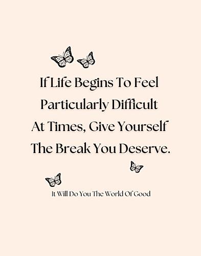 Life Break Butterflies Art Print