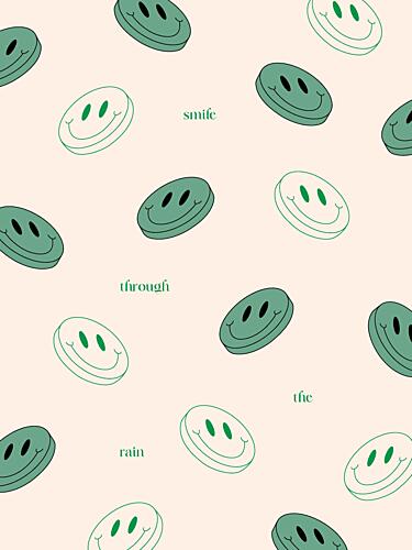 Smile Through the Rain Art Print