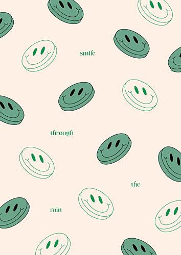 Smile Through Rain Art Print