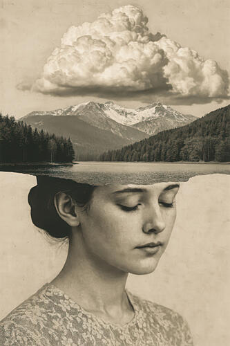 Head Space Art Print