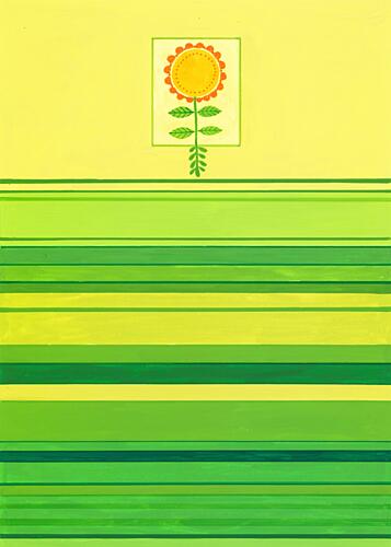 Summer Sunflower Art Print