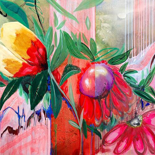 Vibrant Tropical Bloom Art Print