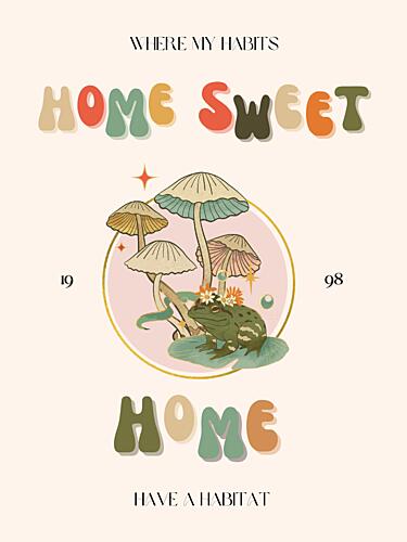 Sweet Home Habitat Art Print