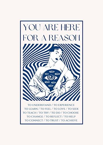 Awakening Inner Purpose Art Print by Nazma Khokhar
