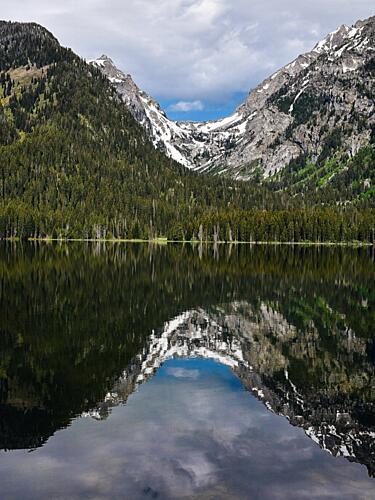 Majestic Mountain Reflection Art Print