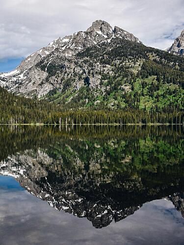 Majestic Mountain Mirror Art Print