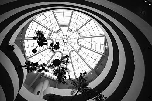 Grand Spiral Skylight Art Print by Joey Franco