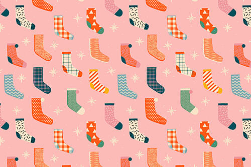 Christmaspatternno25 Art Print