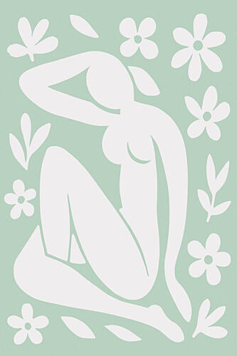 Fleuretformemint Art Print