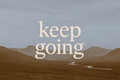 Keepgoinglandscape Art Print