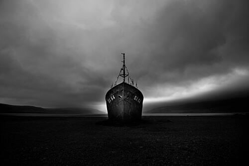Desolate Shipwreck Coast Art Print
