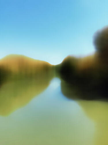 Dreamy Lake Reflection Art Print