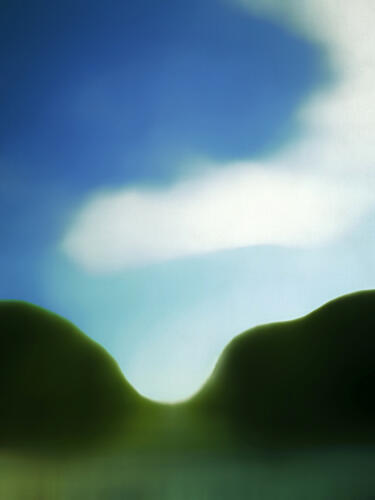 Serene Abstract Landscape Art Print