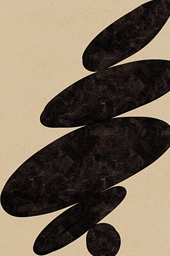 Stone Harmony No 03 Art Print
