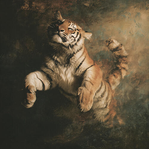 Tiger Rise Art Print