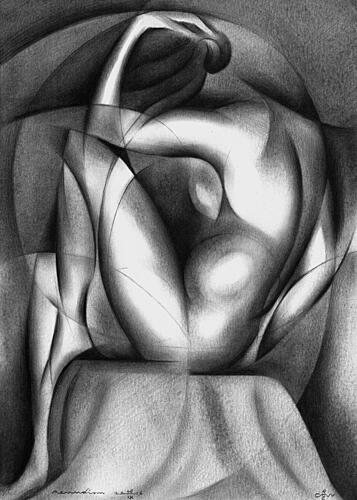 Abstract Female Form Art Print