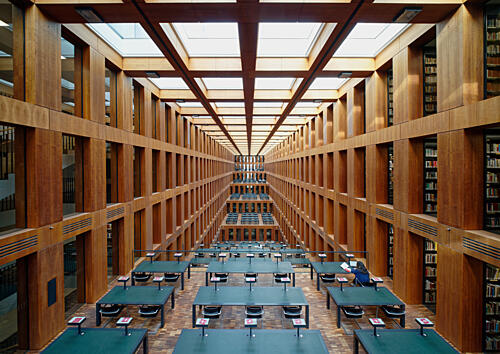 Library Art Print by Erhard Batzdorf