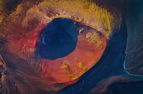 Earths Vibrant Eye Art Print