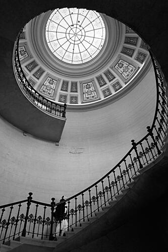 Elegant Dome Staircase Art Print by Tamas Dragon