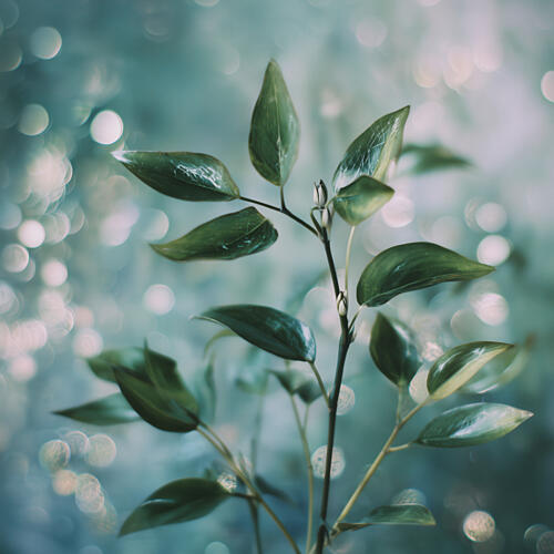 Bokehbotanicsno02 Art Print