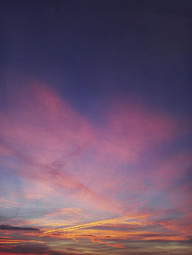 Vibrant Sunset Sky Art Print