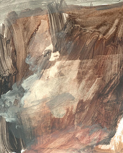Dynamic Earth Tones Art Print by Gemma Bardot