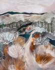 A Winter Walk Modern Print
