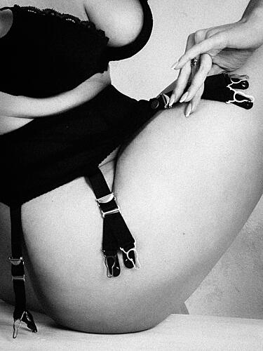Classic Black Lingerie Art Print