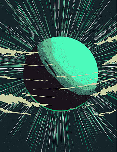 Green Planet Odyssey Art Print