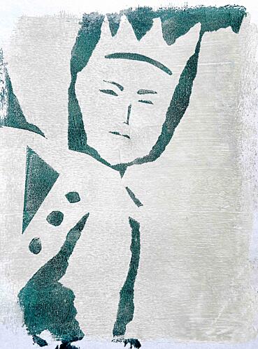 Abstract Portrait II Art Print