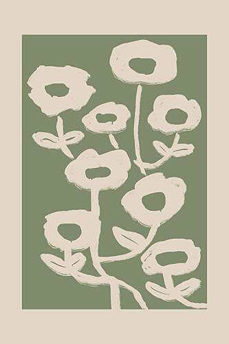 Soft Sage Botanicals Art Print