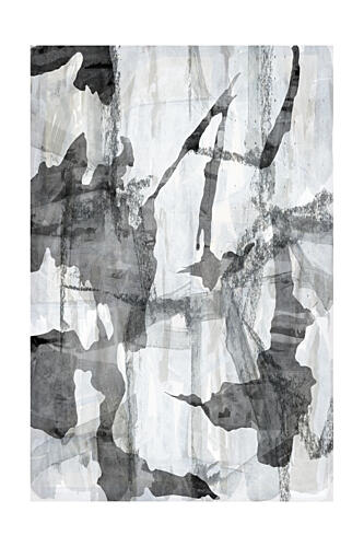 Dynamic Ink Strokes Art Print by Cartissi