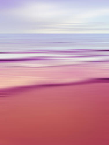 Dreamy Pastel Ocean Art Print
