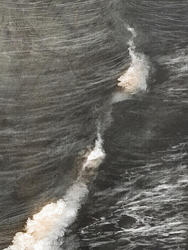 Nine Thirty Wave Art Print