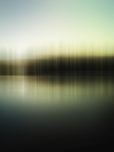 Tranquil Abstract Landscape Art Print