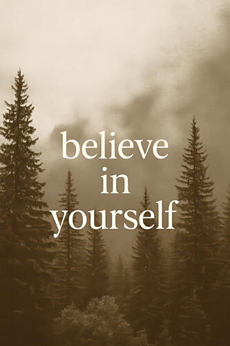Believeinyourselfno03 Inspirant reproduction