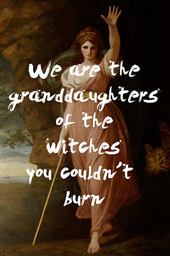 Granddaughters of Witches Inspirant reproduction