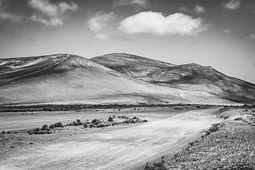 Winding Desert Road Art Print
