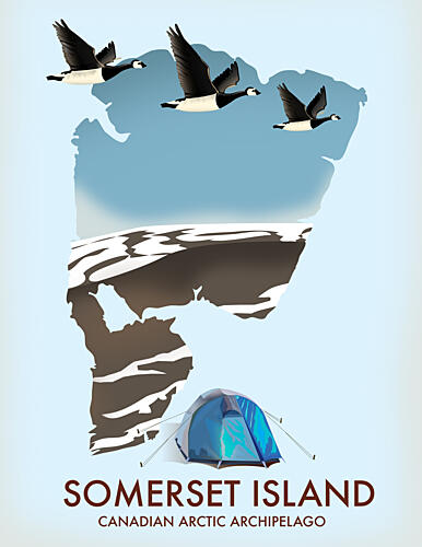 Somerset Island Arctic Adventure Art Print