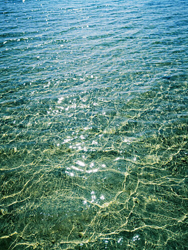 Sunlight on Clear Water Art Print