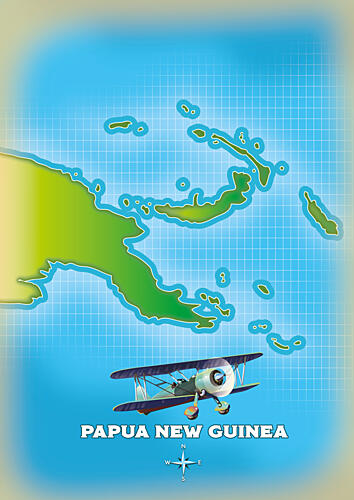 Papua New Guinea Adventure Art Print