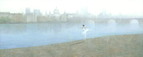 London Ballerina Dream Art Print