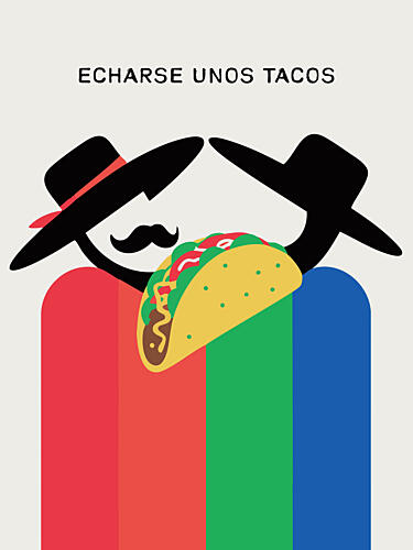 Taco Culture Fiesta Art Print