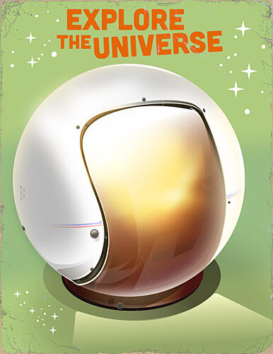 Retro Explorer Helmet Inspirant reproduction