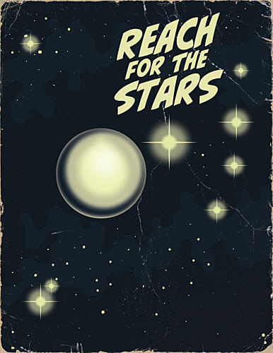 Reach for Stars Inspirant reproduction